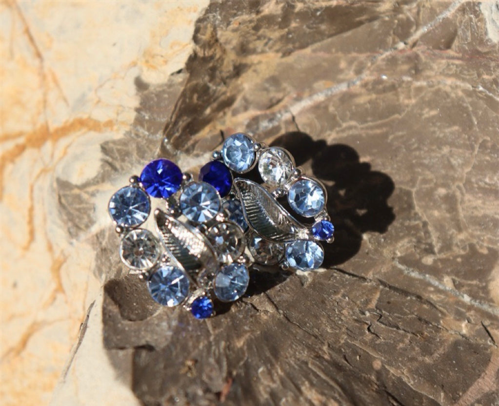 Azure Grace Crystal Jewelry Set: Elegance in Every Detail