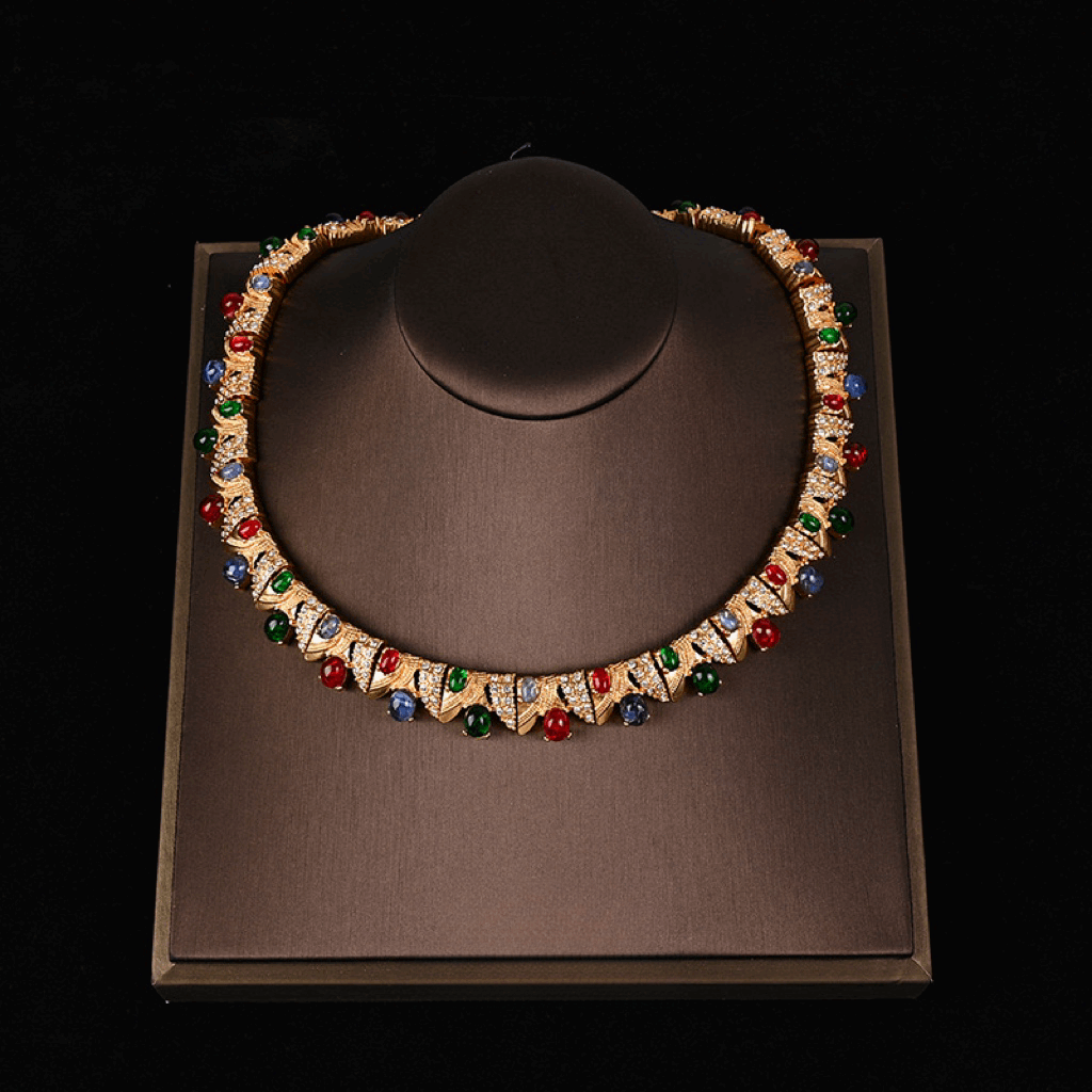 Majestic Jewel Multicolor Gemstone Jewelry Set