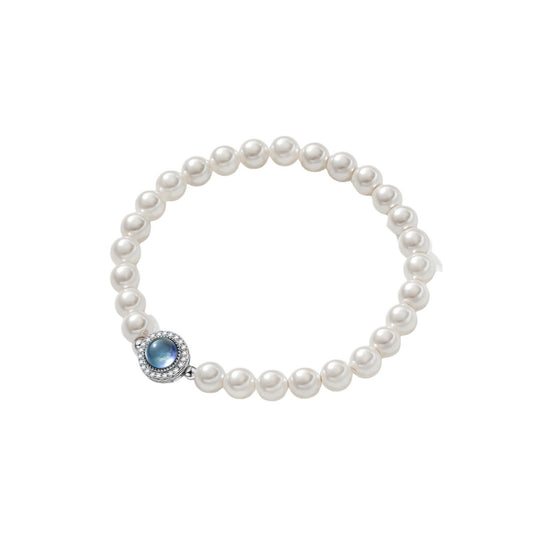 Pearl Aquamarine Bracelet