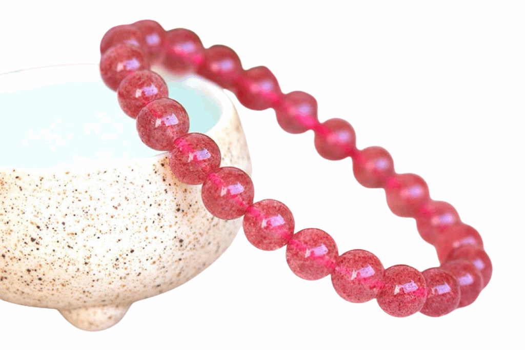 Strawberry Quartz Bracelet