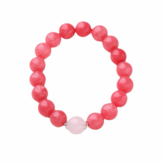 Rhodochrosite bracelet