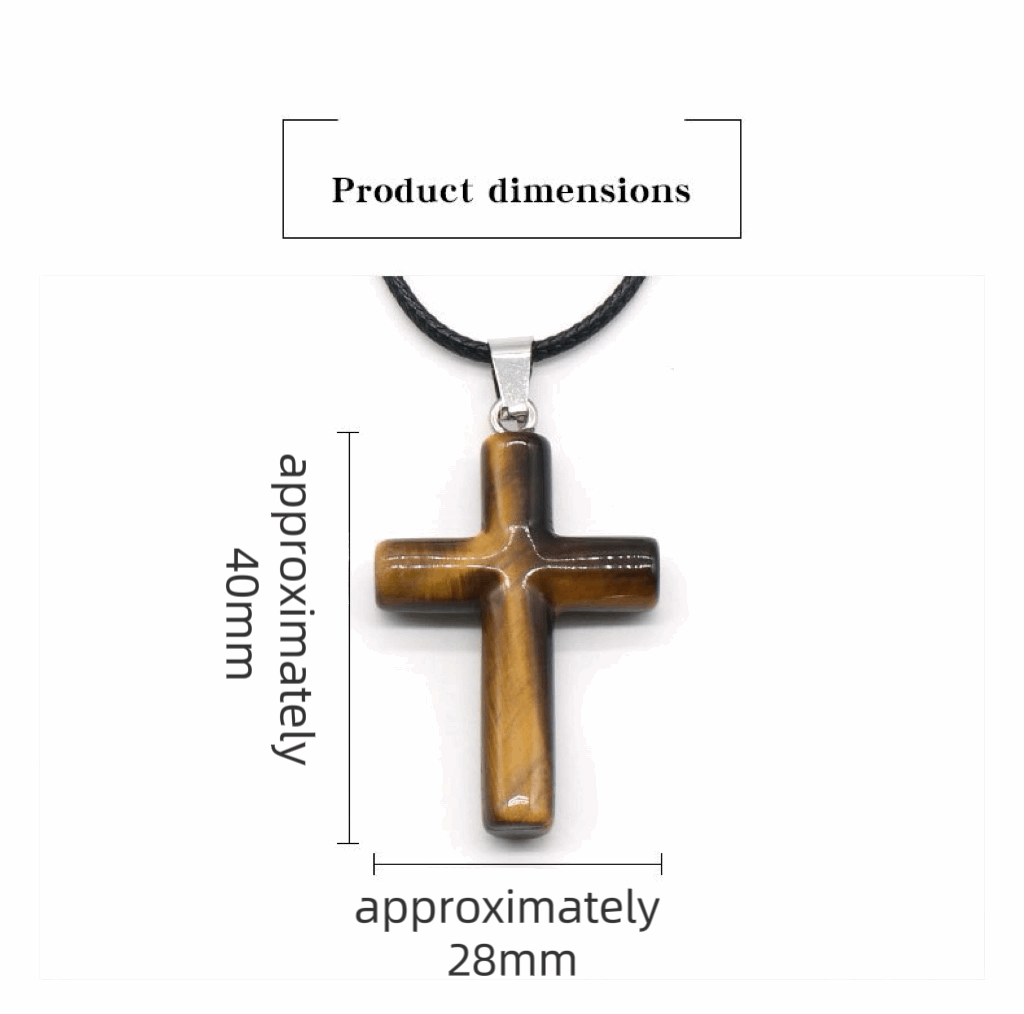 cross crystal pendant