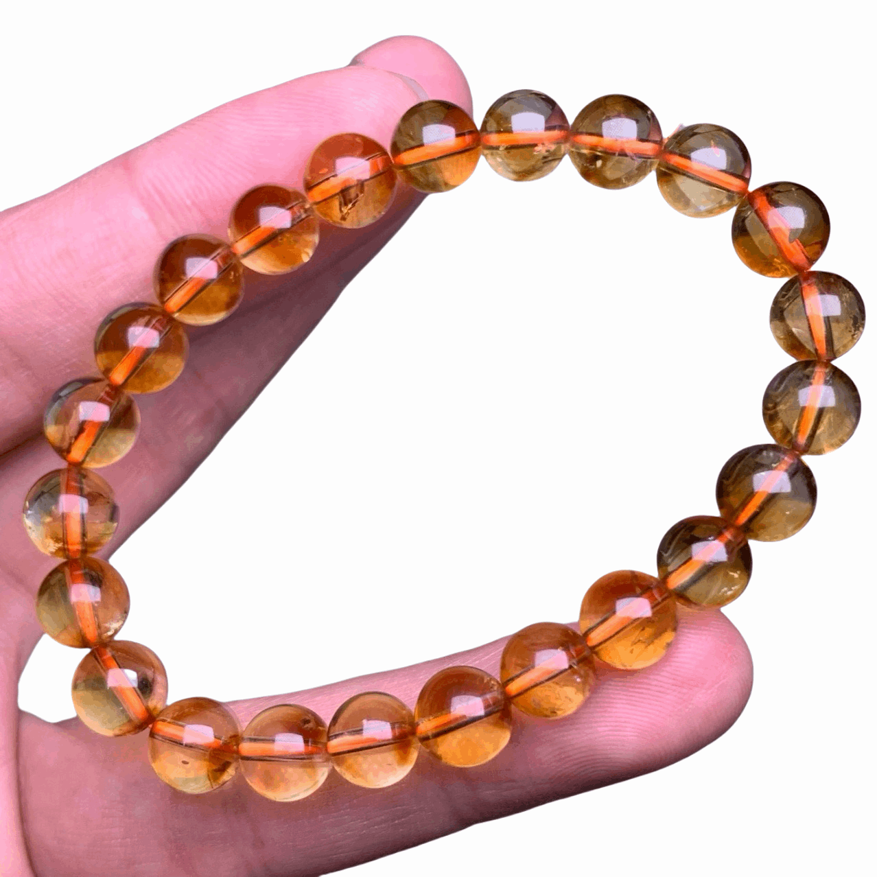 Citrine crystal bracelet