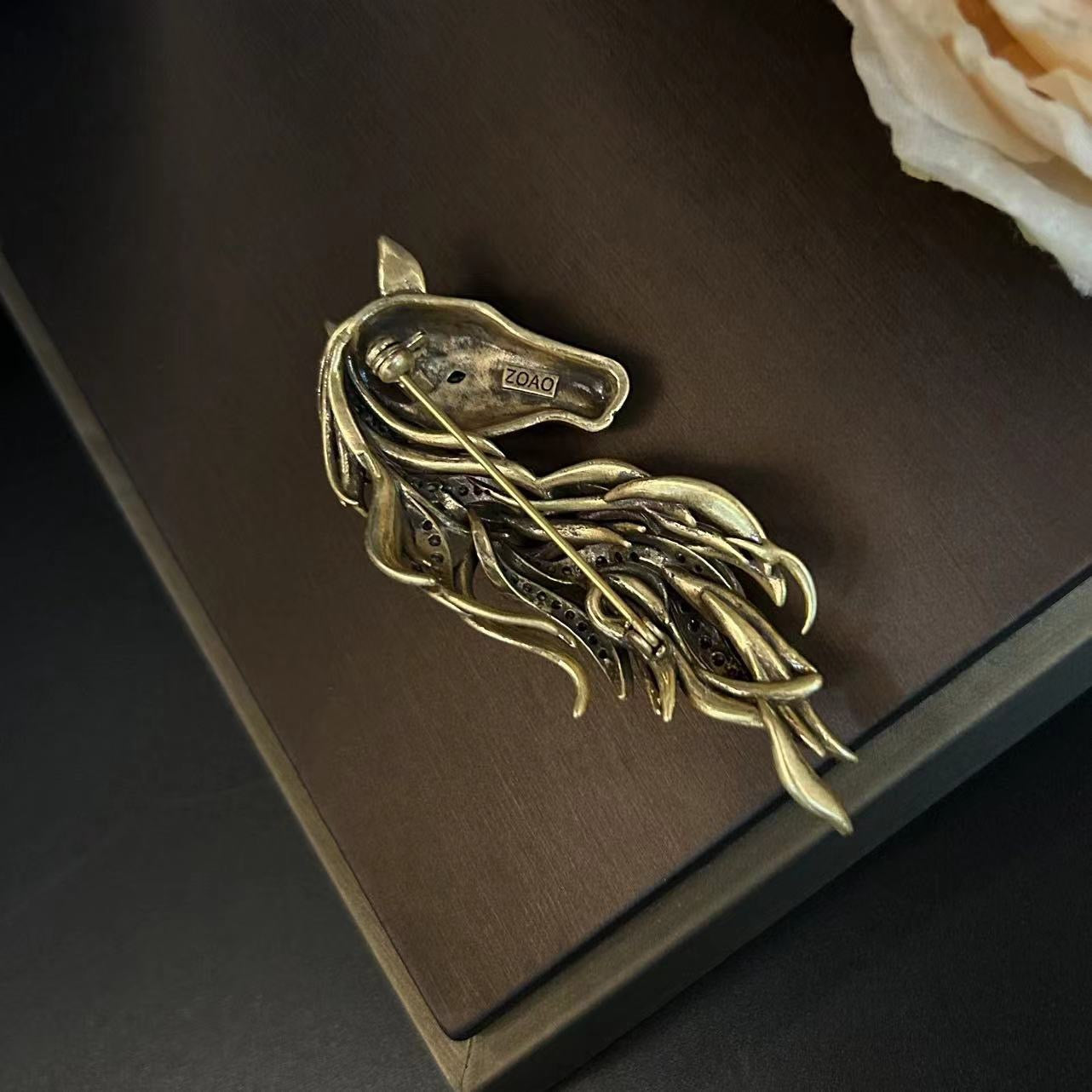 Majestic Stallion Brooch