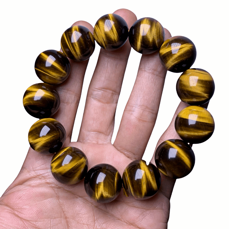 Yellow Tiger Eye Stone Bracelet