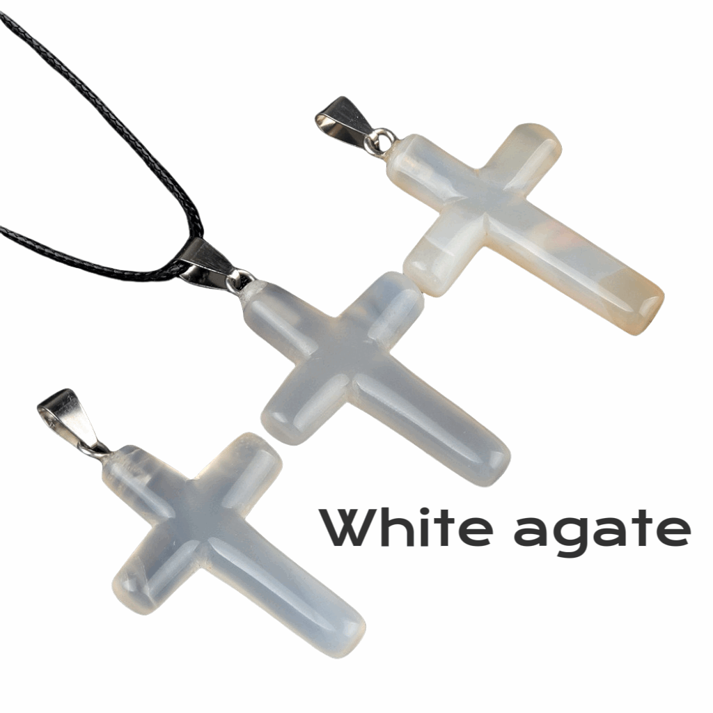 cross crystal pendant