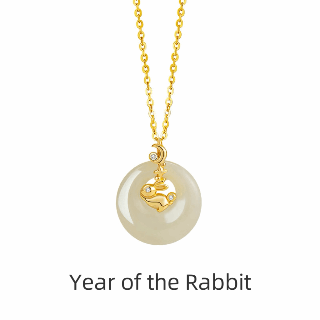 Zodiac Animal Pendant Necklace - 12 Chinese Zodiac Collection