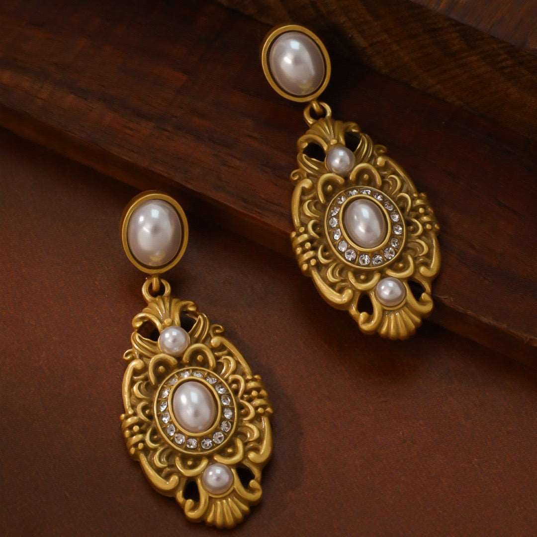 Baroque Pearl Drop Earrings