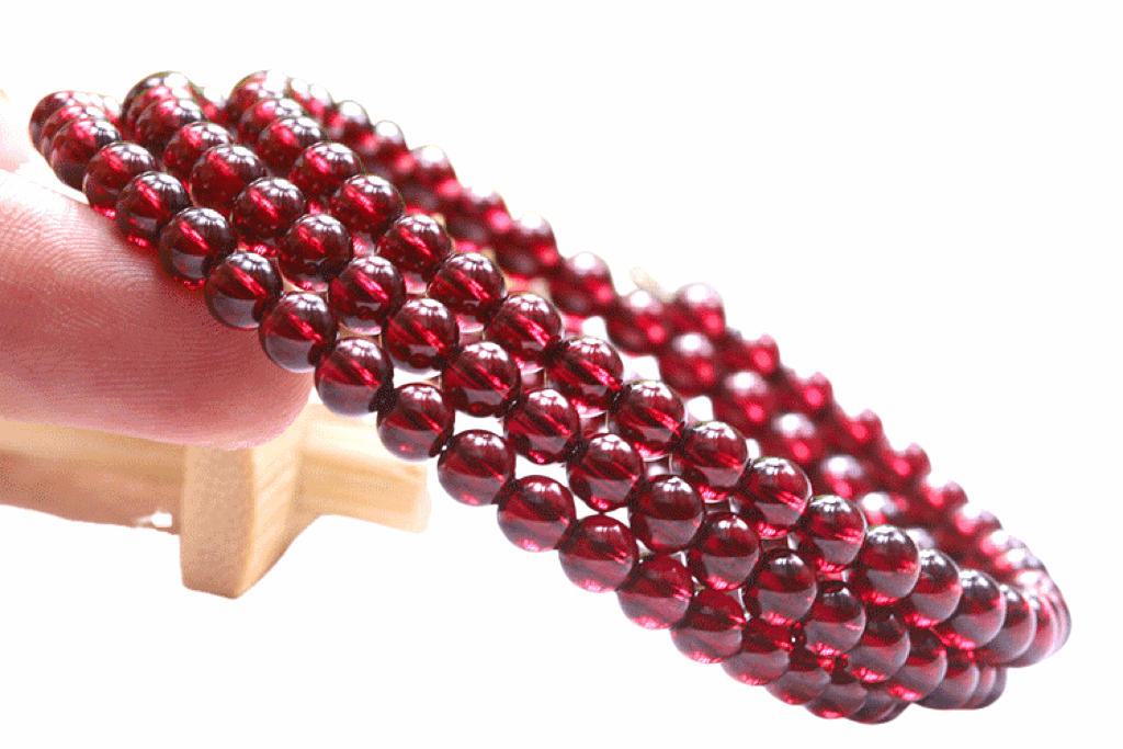 Garnet Crystal Bracelet