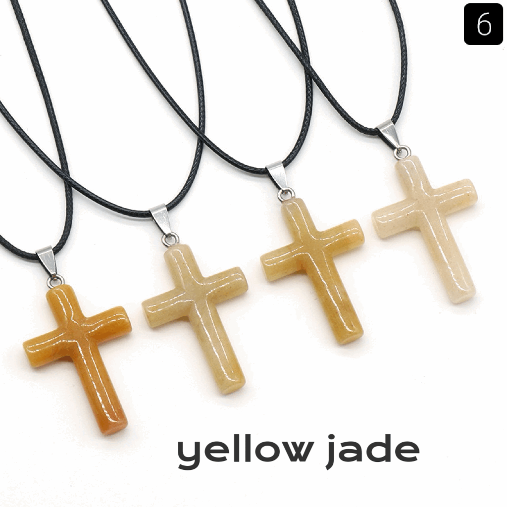 cross crystal pendant