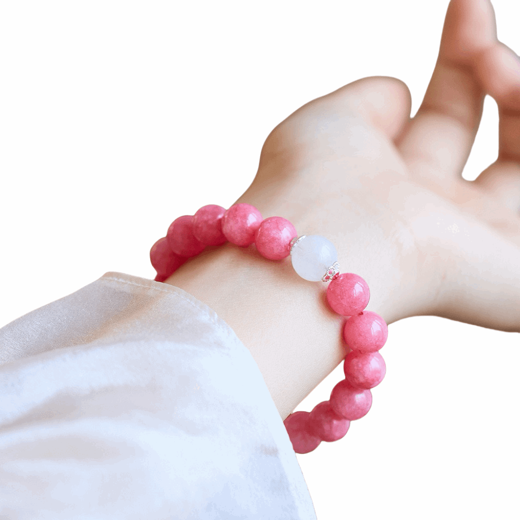 Rhodochrosite bracelet