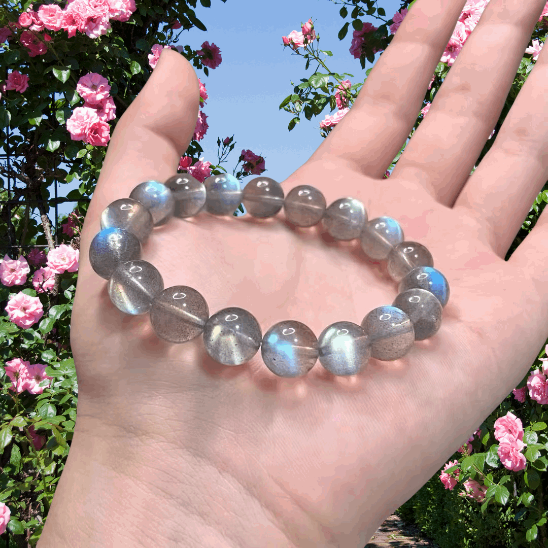 Grey Moonstone Bracelet