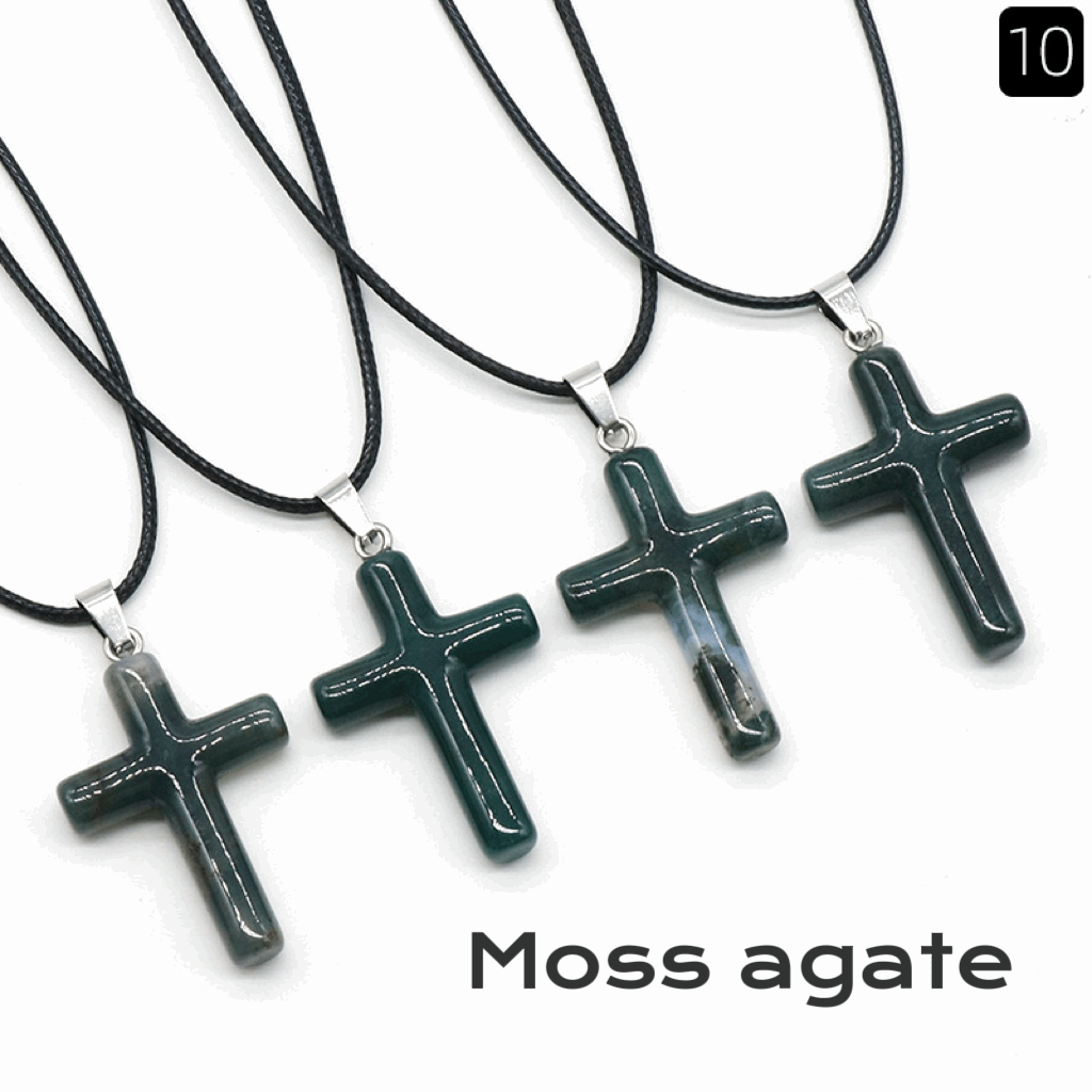 cross crystal pendant