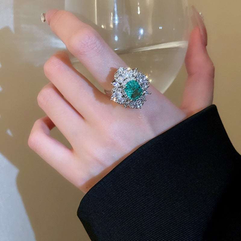 Emerald Aurora Ring