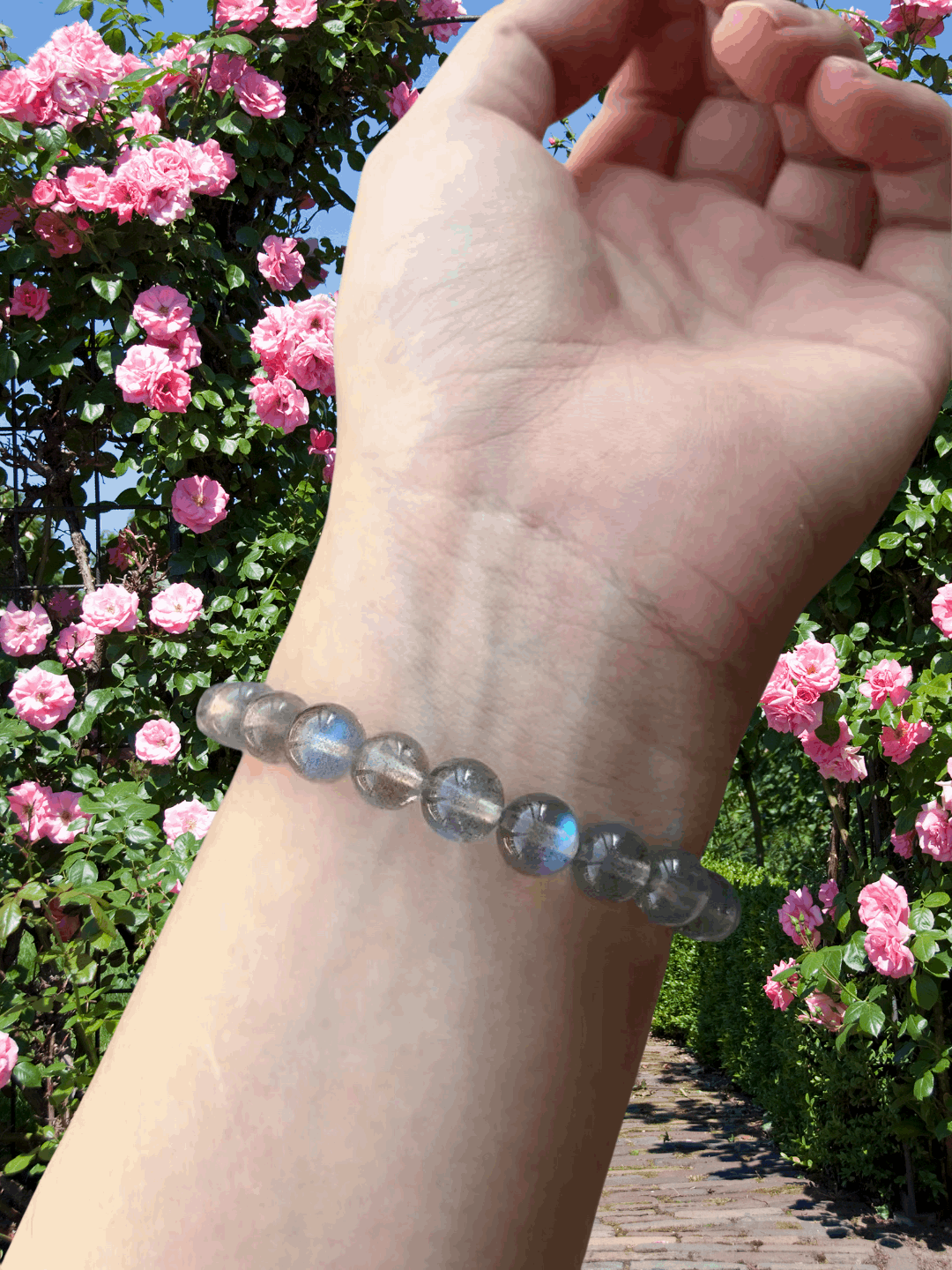 Grey Moonstone Bracelet