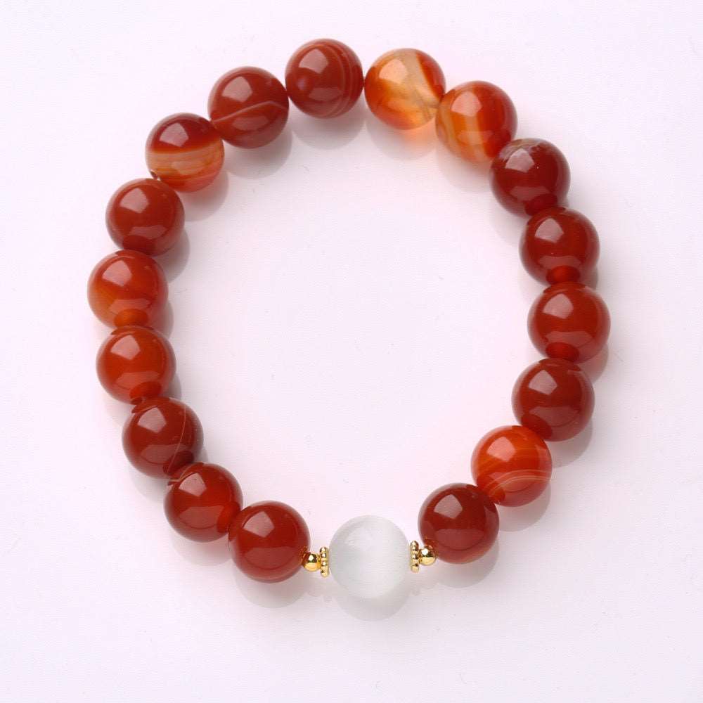 Red agate stone Bracelet