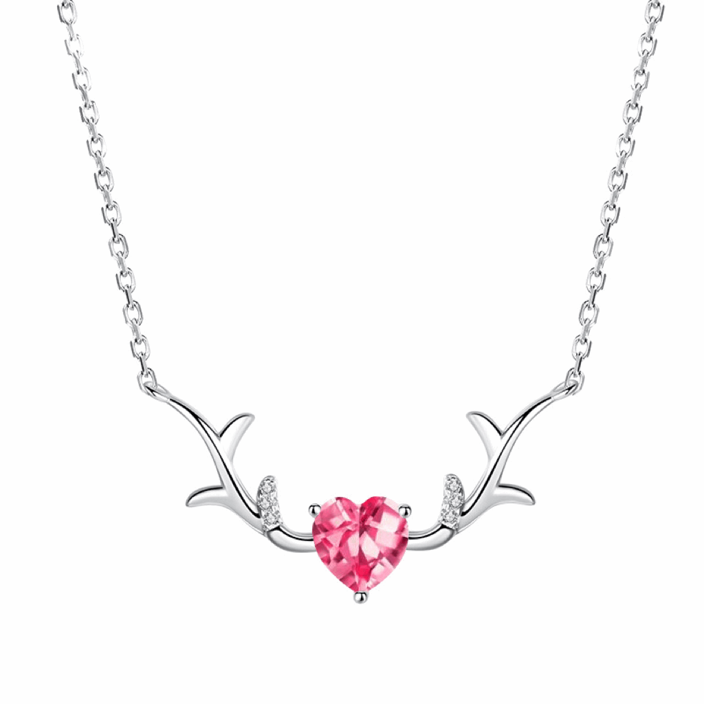 Heart of Nature Antler Pendant Necklace