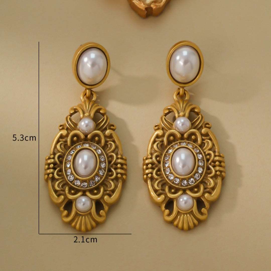 Baroque Pearl Drop Earrings