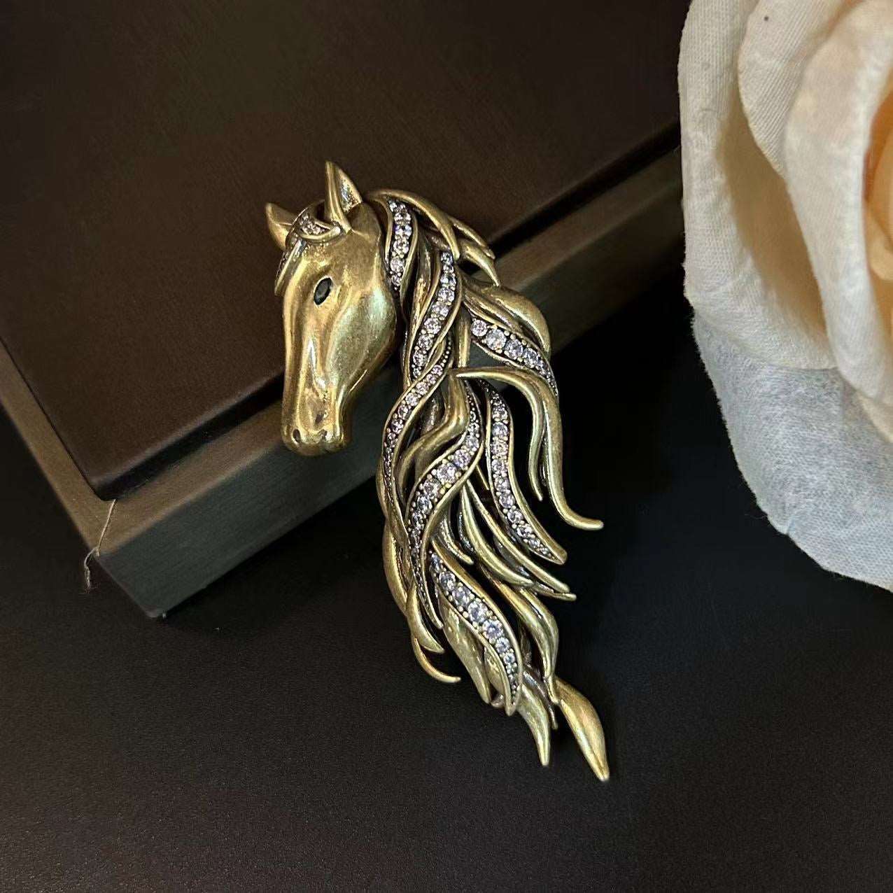 Majestic Stallion Brooch