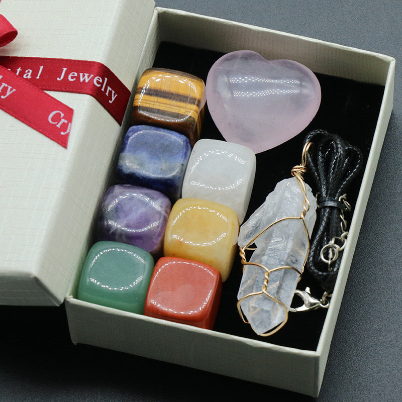 Seven Chakra Crystal Box Kit