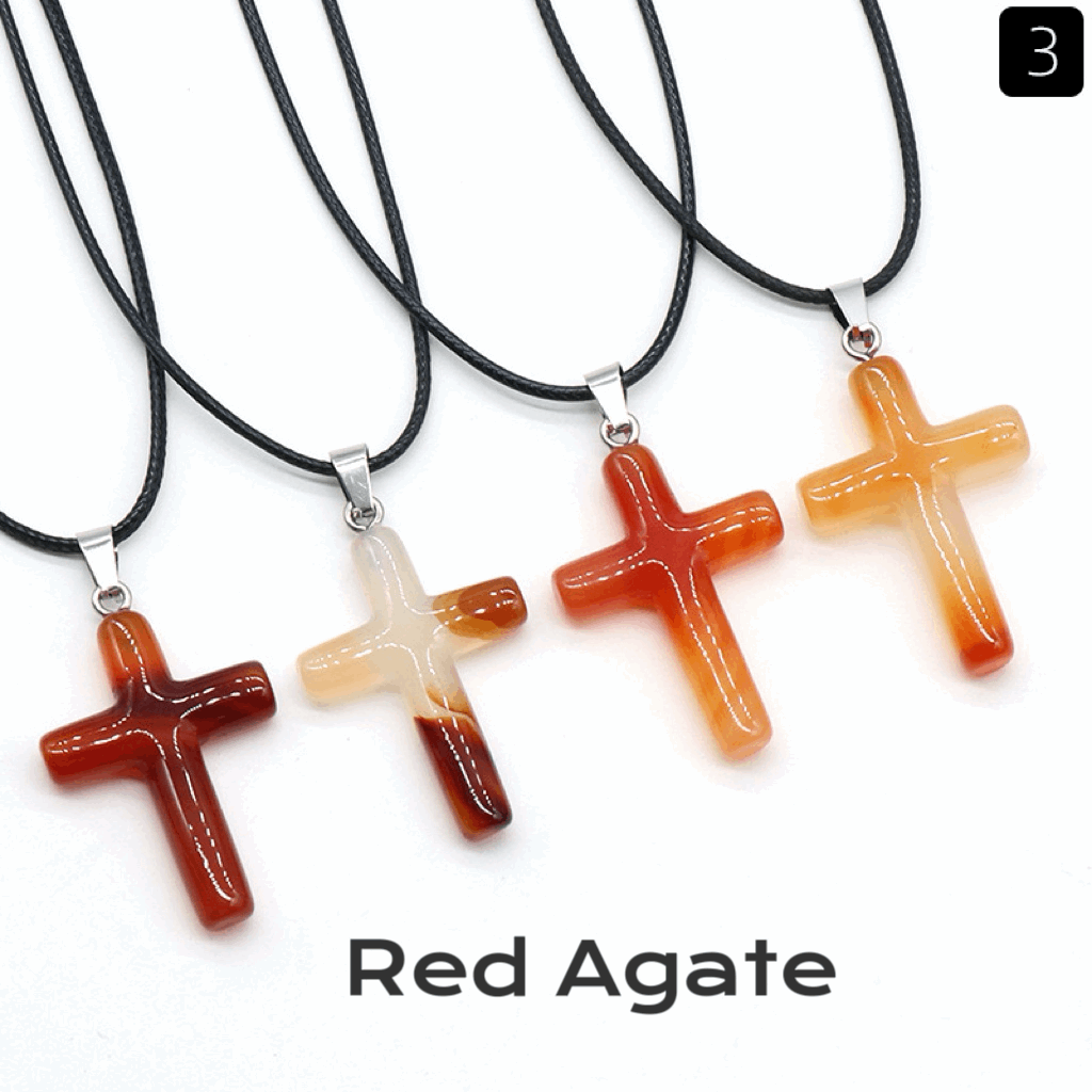 cross crystal pendant