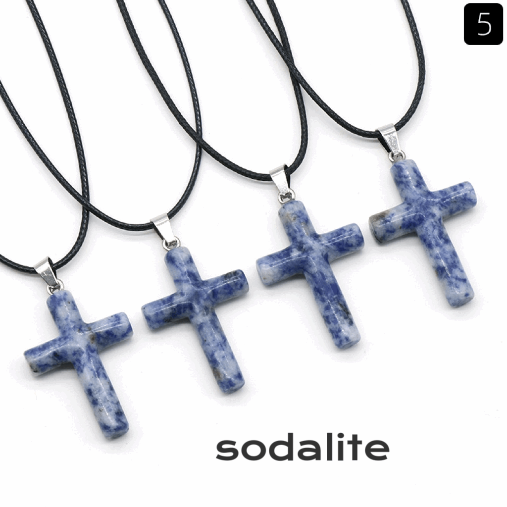 cross crystal pendant