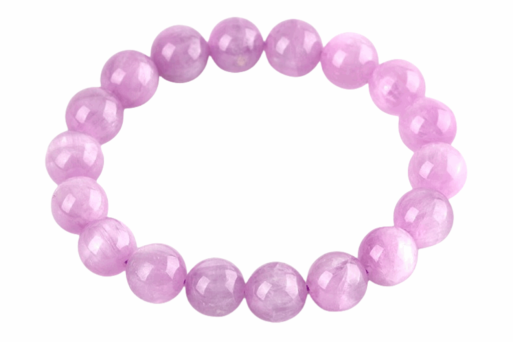 Kunzite crystal bracelet