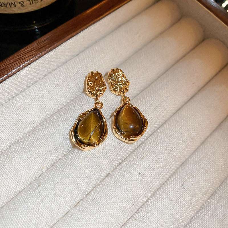 Tiger Eye Studs