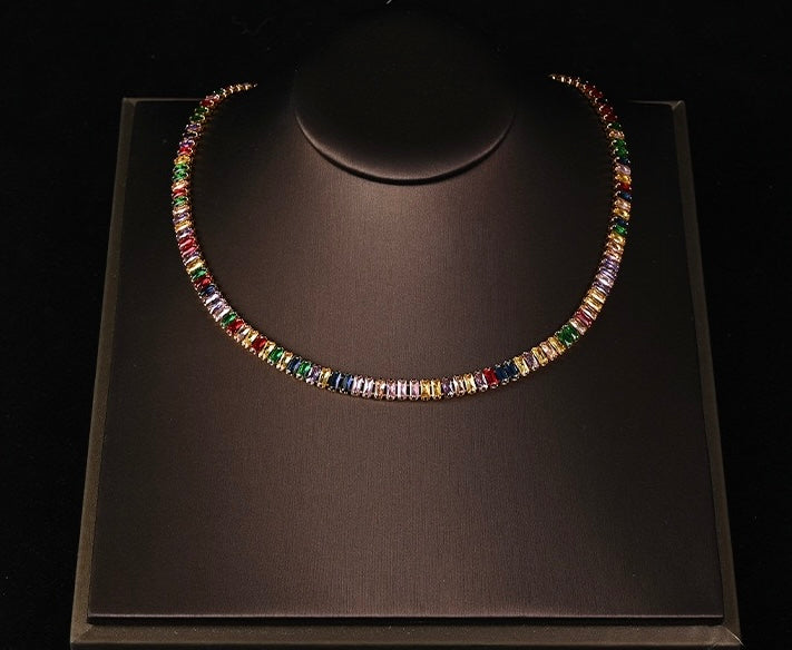 Multicolor Zircon Jewelry Set