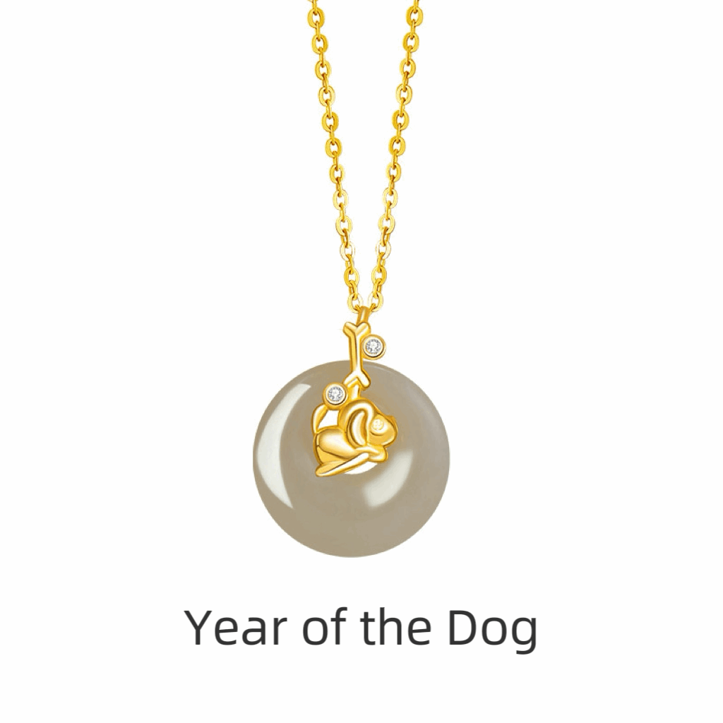 Zodiac Animal Pendant Necklace - 12 Chinese Zodiac Collection