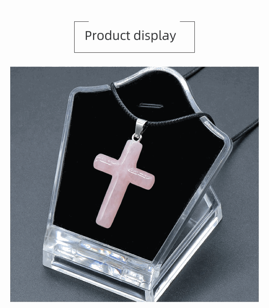 cross crystal pendant