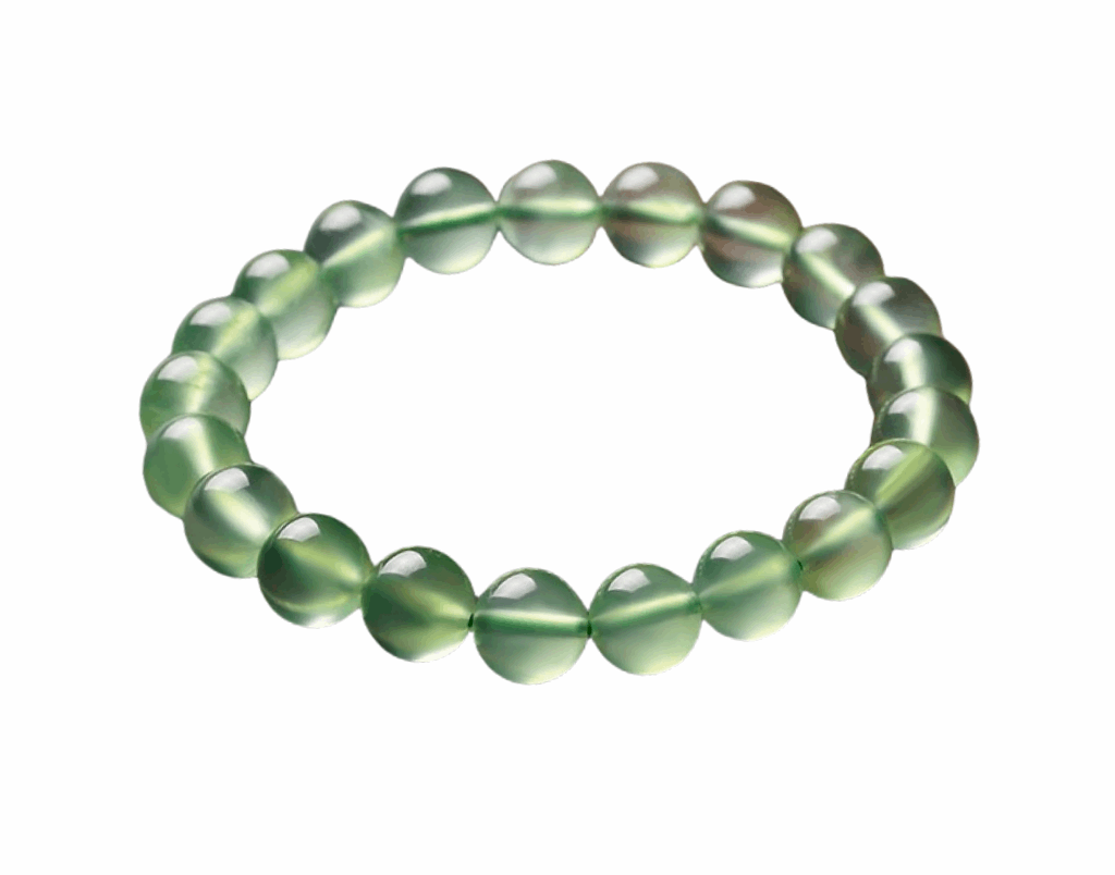 Prehnite crystal bracelet