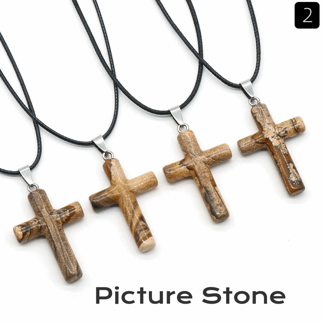 cross crystal pendant