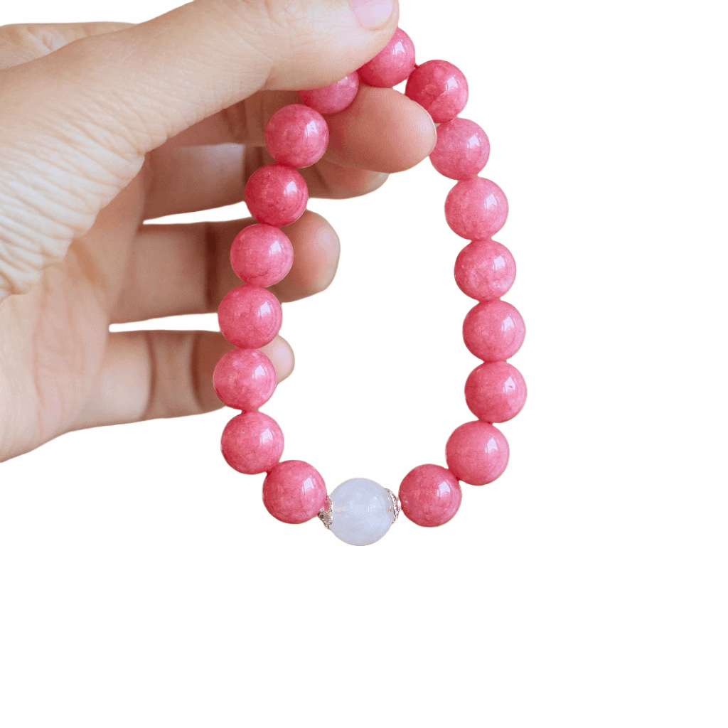 Rhodochrosite bracelet