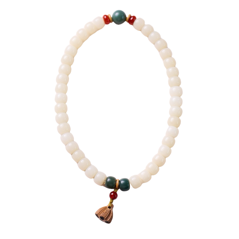 White Bodhi bracelet