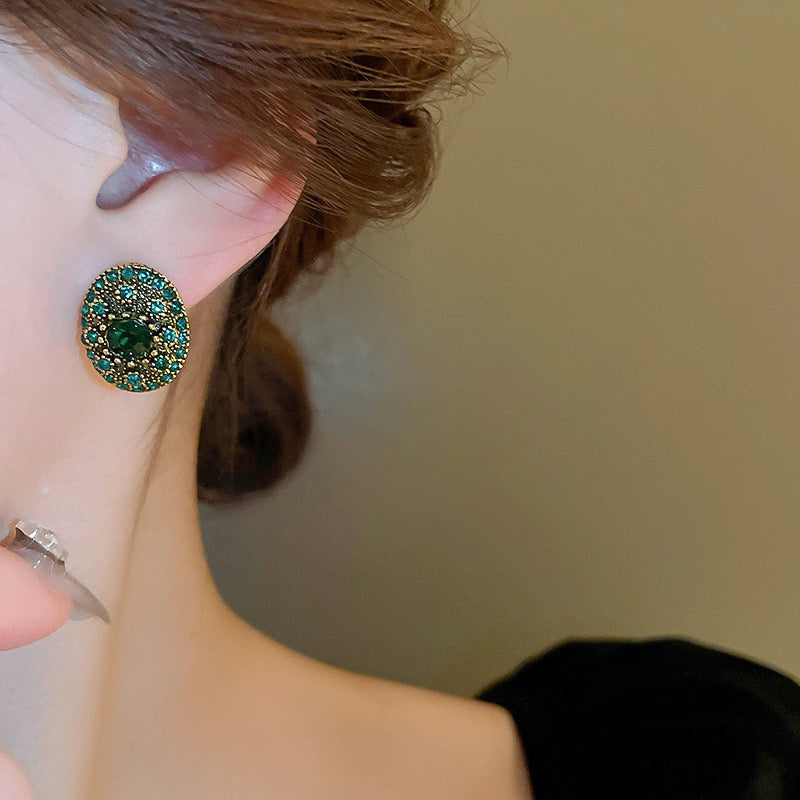 Emerald Oasis Earrings