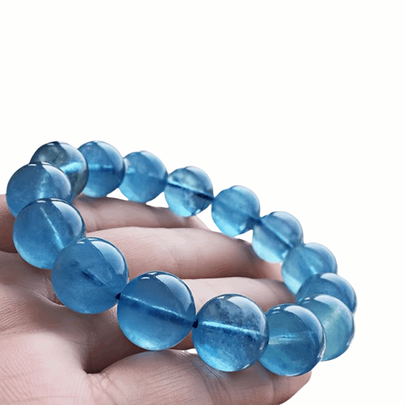 Aquamarine  Crystal Bracelet