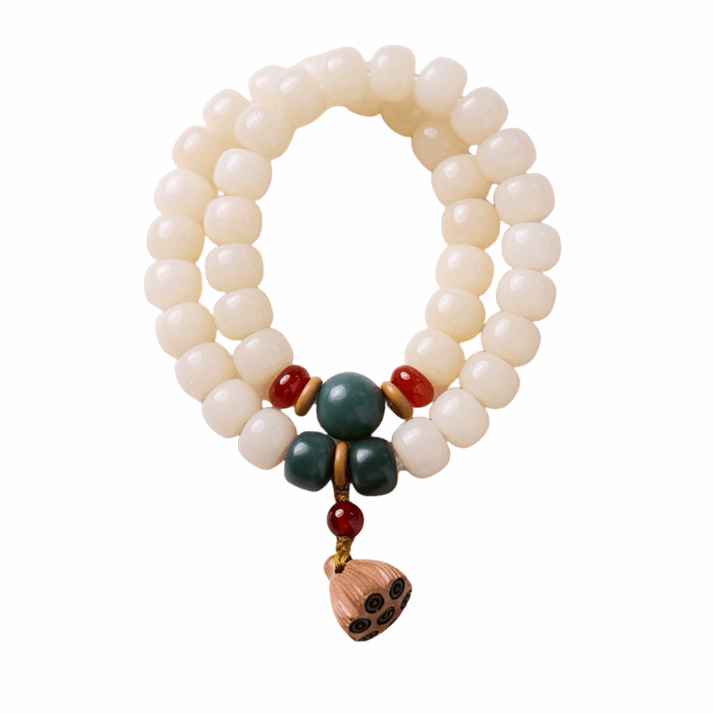 White Bodhi bracelet