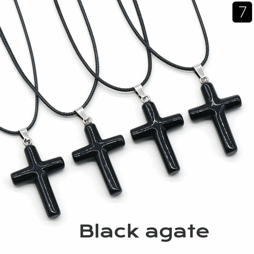 cross crystal pendant