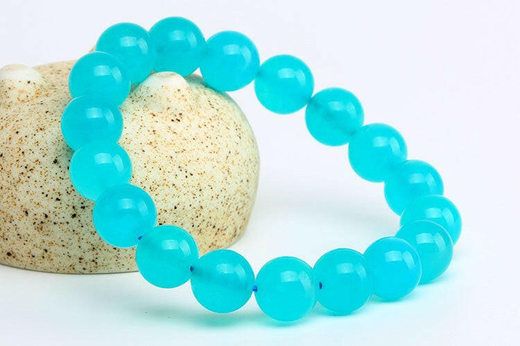 Amazonite crystal bracelet