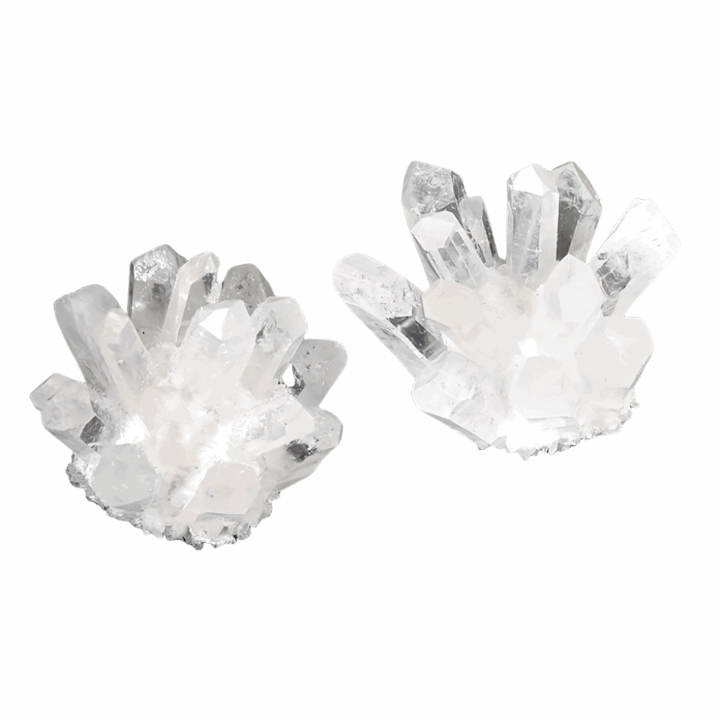 Clear Quartz Crystal Cluster