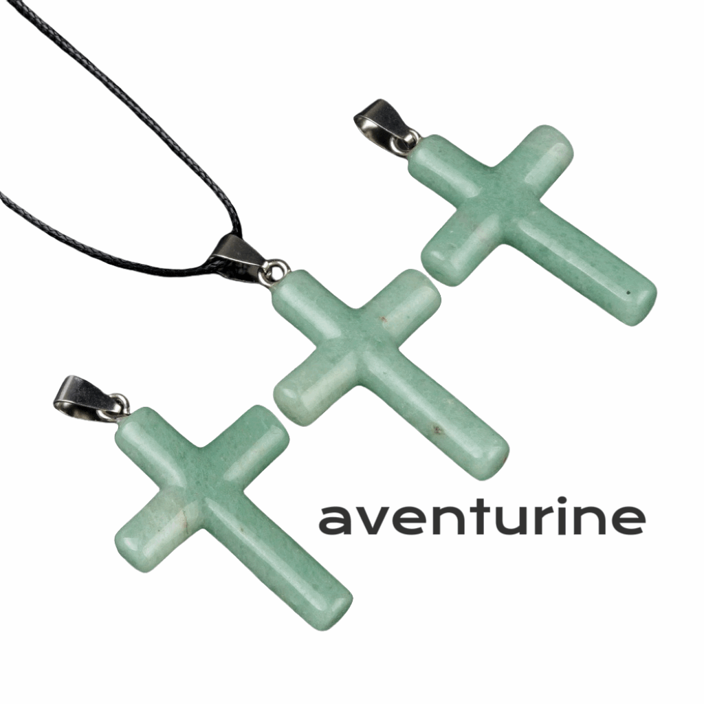 cross crystal pendant