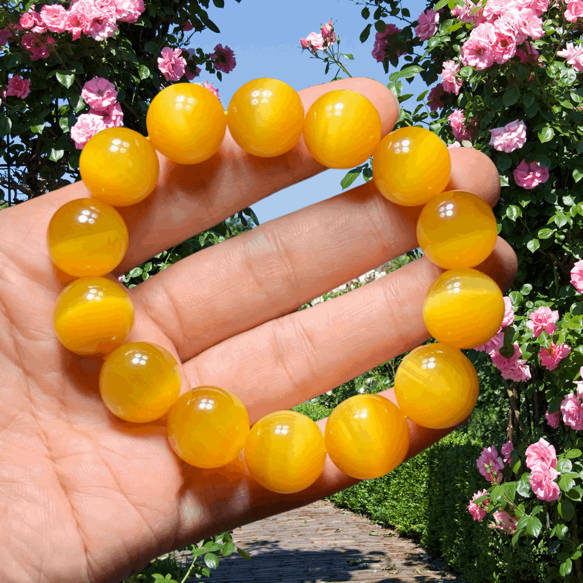 Golden tiger eye stone bracelet