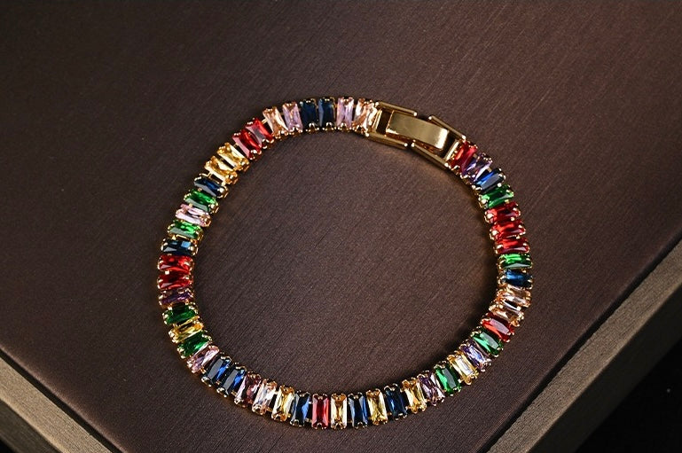 Multicolor Zircon Jewelry Set